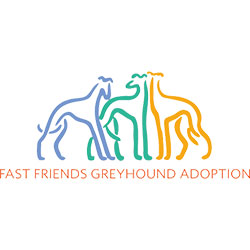 Fast Friends Greyhound Adoption logo